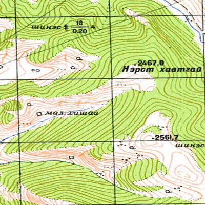 Avenza Systems Inc. Soviet Genshtab - m47-136 - Mongolia digital map