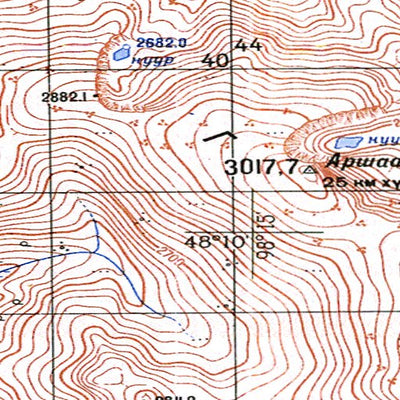 Avenza Systems Inc. Soviet Genshtab - m47-137 - Mongolia digital map