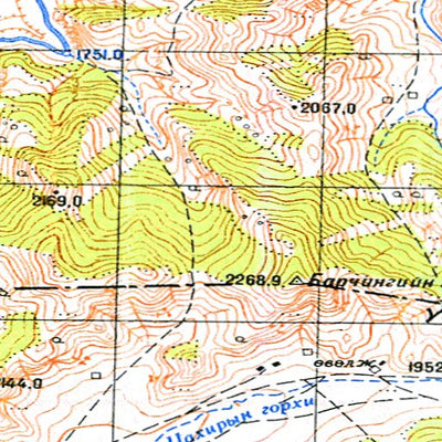 Avenza Systems Inc. Soviet Genshtab - m47-141 - Mongolia digital map