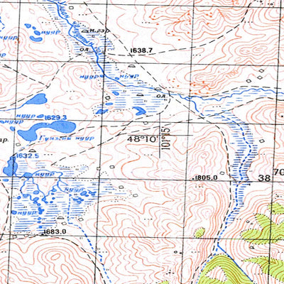 Avenza Systems Inc. Soviet Genshtab - m47-143 - Mongolia digital map