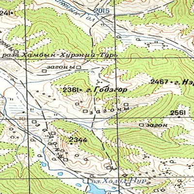 Avenza Systems Inc. Soviet Genshtab - m47-32 - Mongolia digital map