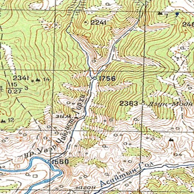 Avenza Systems Inc. Soviet Genshtab - m47-35 - Mongolia digital map