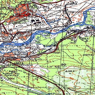 Avenza Systems Inc. Soviet Genshtab - m48-012 - Russia digital map
