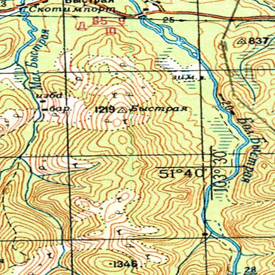Avenza Systems Inc. Soviet Genshtab - m48-02 - Russia digital map