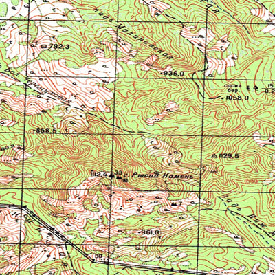 Avenza Systems Inc. Soviet Genshtab - m48-034 - Russia digital map