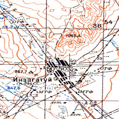Avenza Systems Inc. Soviet Genshtab - m48-044 - Russia digital map