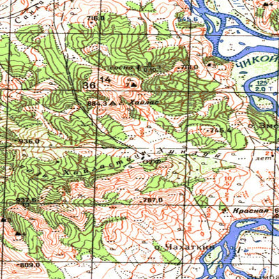 Avenza Systems Inc. Soviet Genshtab - m48-046 - Russia digital map
