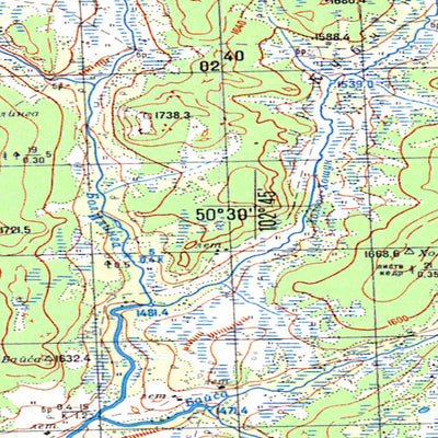 Avenza Systems Inc. Soviet Genshtab - m48-050 - Russia digital map