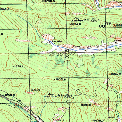 Avenza Systems Inc. Soviet Genshtab - m48-051 - Russia digital map