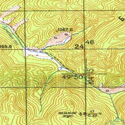 Avenza Systems Inc. Soviet Genshtab - m48-077 - Mongolia digital map