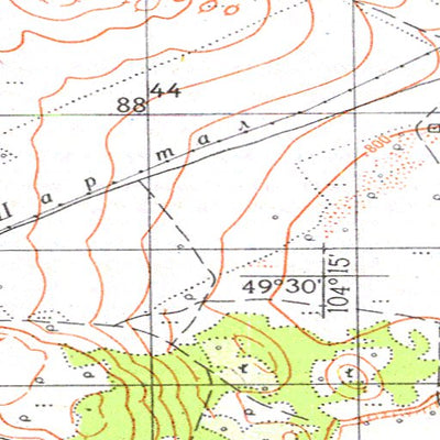 Avenza Systems Inc. Soviet Genshtab - m48-089 - Mongolia digital map