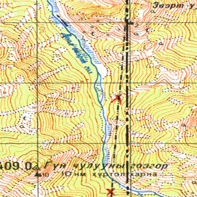 Avenza Systems Inc. Soviet Genshtab - m48-090 - Mongolia digital map
