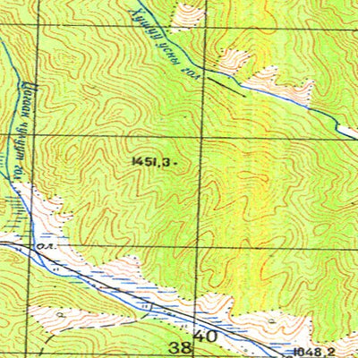 Avenza Systems Inc. Soviet Genshtab - m48-106 - Mongolia digital map