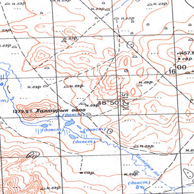 Avenza Systems Inc. Soviet Genshtab - m48-109 - Mongolia digital map