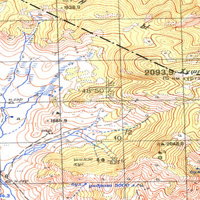 Avenza Systems Inc. Soviet Genshtab - m48-111 - Mongolia digital map