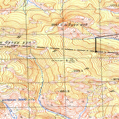 Avenza Systems Inc. Soviet Genshtab - m48-111 - Mongolia digital map