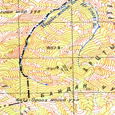 Avenza Systems Inc. Soviet Genshtab - m48-124 - Mongolia digital map