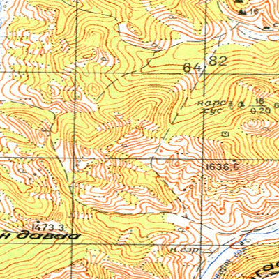 Avenza Systems Inc. Soviet Genshtab - m48-129 - Mongolia digital map