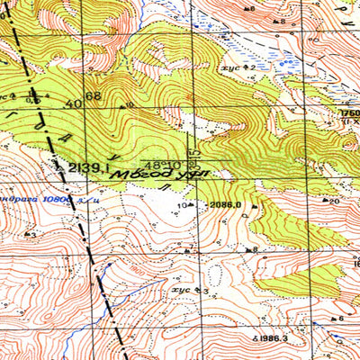Avenza Systems Inc. Soviet Genshtab - m48-135 - Mongolia digital map