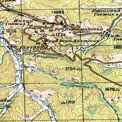 Avenza Systems Inc. Soviet Genshtab - m48-14 - Russia digital map