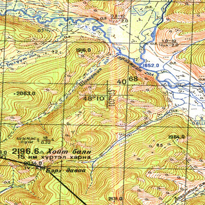 Avenza Systems Inc. Soviet Genshtab - m48-143 - Mongolia digital map