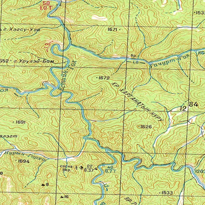 Avenza Systems Inc. Soviet Genshtab - m48-30 - Mongolia digital map