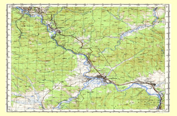 Soviet Genshtab - m49-012 - Russia Map by Avenza Systems Inc. | Avenza Maps