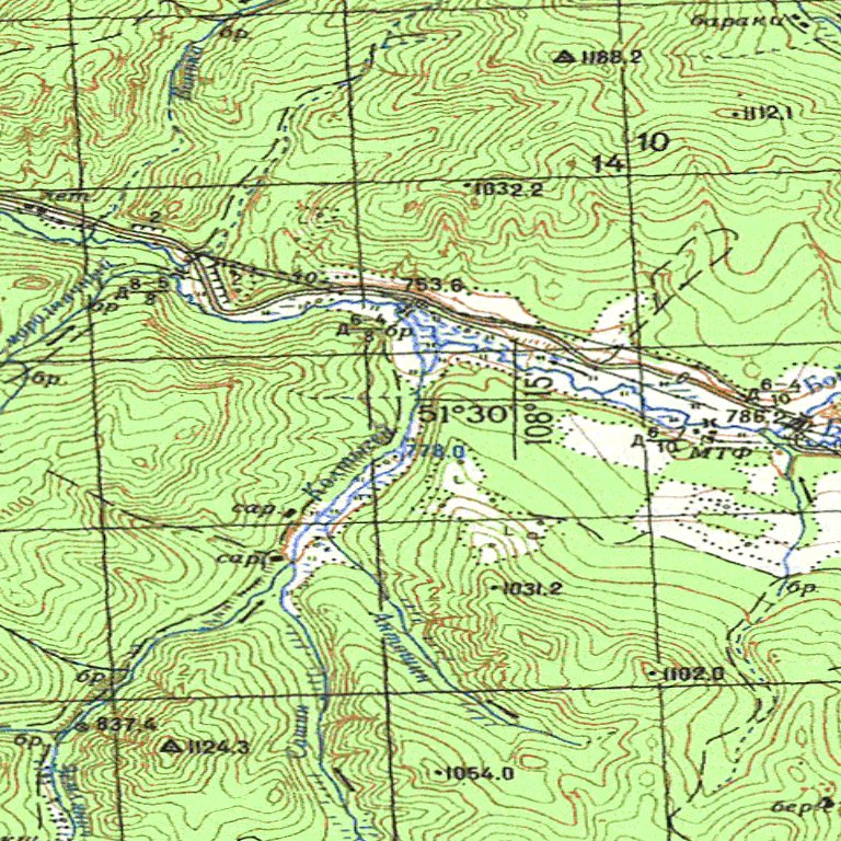 Soviet Genshtab - m49-013 - Russia Map by Avenza Systems Inc. | Avenza Maps