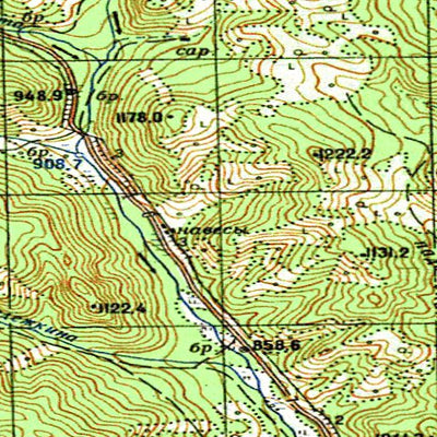 Avenza Systems Inc. Soviet Genshtab - m49-016 - Russia digital map