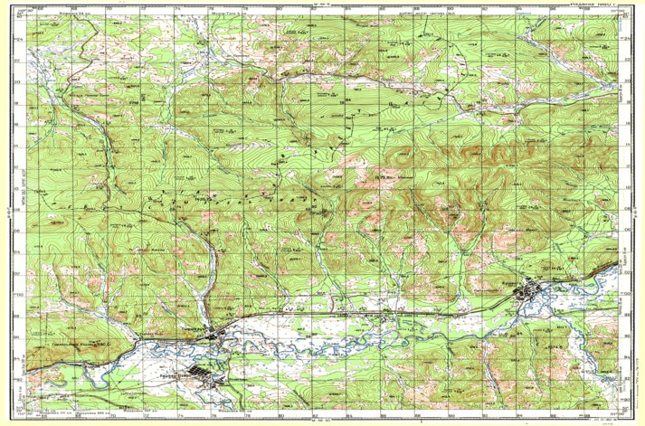 Map M49 Soviet Genshtab - m49-018 - Russia Map by Avenza Systems Inc. | Avenza Maps