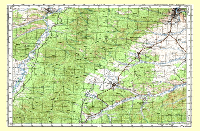 Map M49 Soviet Genshtab - m49-024 - Russia Map by Avenza Systems Inc. | Avenza Maps