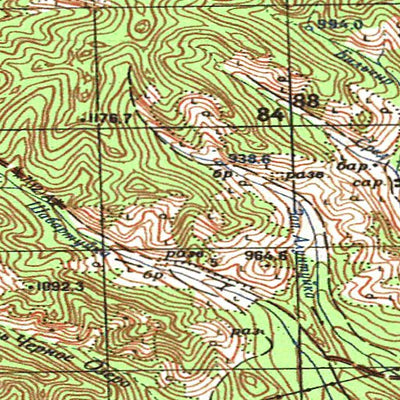Avenza Systems Inc. Soviet Genshtab - m49-027 - Russia digital map