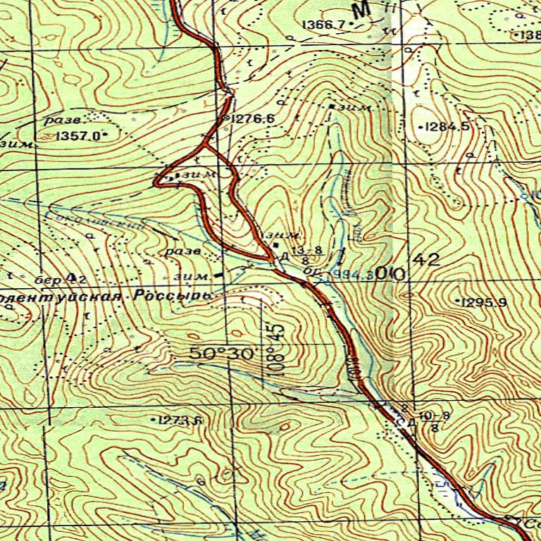 Soviet Genshtab - m49-050 - Russia Map by Avenza Systems Inc. | Avenza Maps