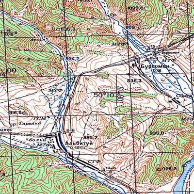 Avenza Systems Inc. Soviet Genshtab - m49-061 - Russia digital map