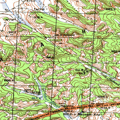 Avenza Systems Inc. Soviet Genshtab - m49-072 - Russia digital map