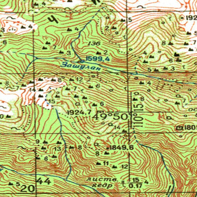 Avenza Systems Inc. Soviet Genshtab - m49-077 - Russia digital map