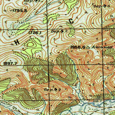 Avenza Systems Inc. Soviet Genshtab - m49-088 - Russia digital map