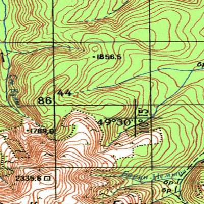 Avenza Systems Inc. Soviet Genshtab - m49-089 - Russia digital map