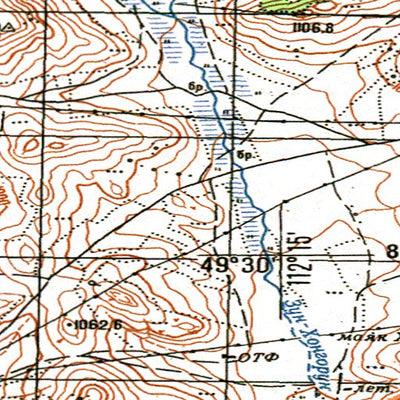 Avenza Systems Inc. Soviet Genshtab - m49-093 - Russia digital map