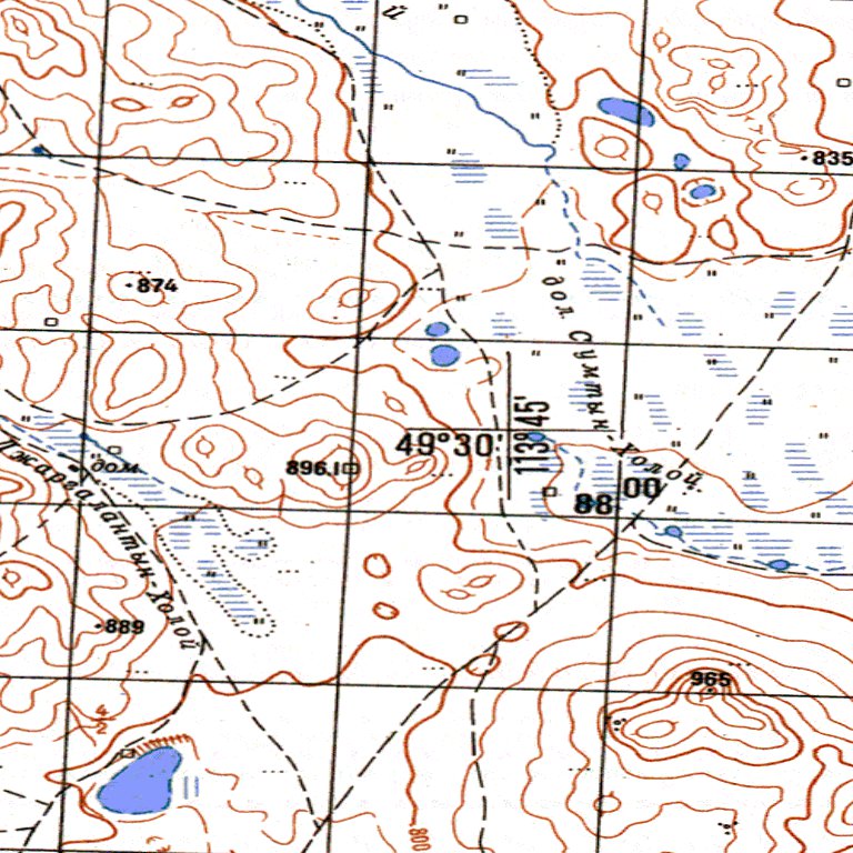 Soviet Genshtab - m49-096 - Mongolia Map by Avenza Systems Inc ...