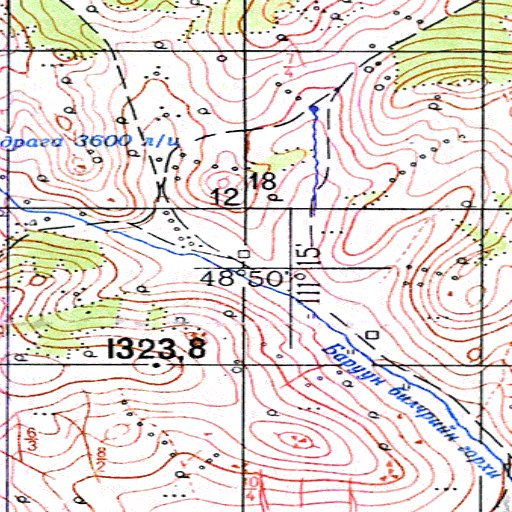 Map M49 Soviet Genshtab - m49-115 - Mongolia Map by Avenza Systems Inc ...