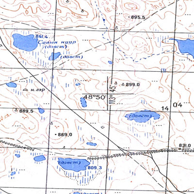 Avenza Systems Inc. Soviet Genshtab - m49-120 - Mongolia digital map