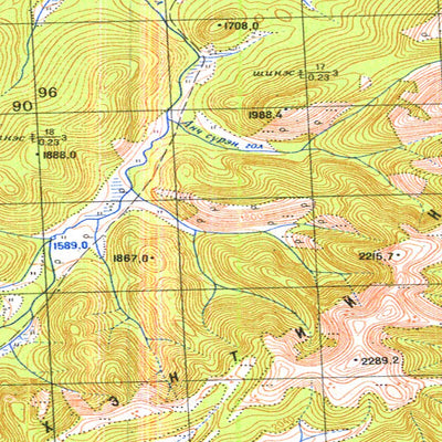 Avenza Systems Inc. Soviet Genshtab - m49-121 - Mongolia digital map