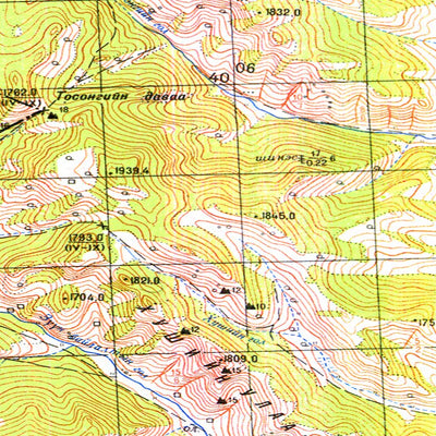 Avenza Systems Inc. Soviet Genshtab - m49-133 - Mongolia digital map