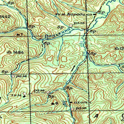 Avenza Systems Inc. Soviet Genshtab - m49-14 - Russia digital map