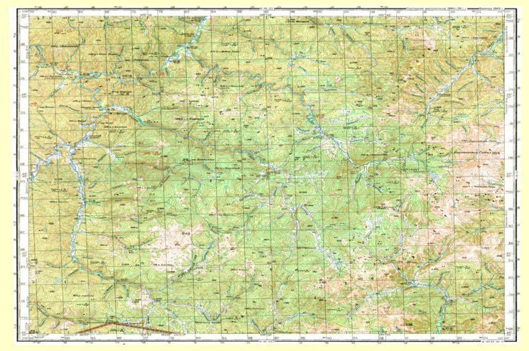 Soviet Genshtab - m49-20 - Russia Map by Avenza Systems Inc. | Avenza Maps