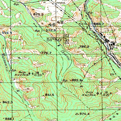 Avenza Systems Inc. Soviet Genshtab - m50-005 - Russia digital map