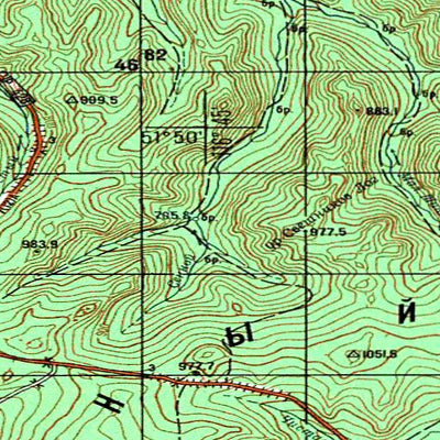 Avenza Systems Inc. Soviet Genshtab - m50-006 - Russia digital map