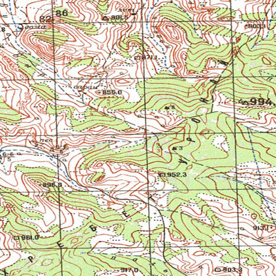 Avenza Systems Inc. Soviet Genshtab - m50-027 - Russia digital map