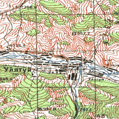 Avenza Systems Inc. Soviet Genshtab - m50-029 - Russia digital map